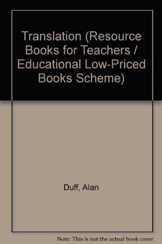 Translation (Resource Books for Teachers / Educational Low-Priced Books Scheme)