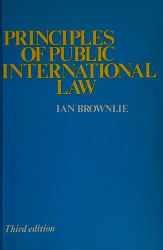 Principles of Public International Law (English Language Book Society S.)