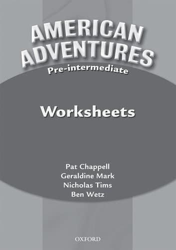 American Adventures: Pre-intermediate Worksheets