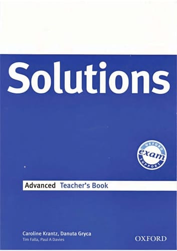 Solutions: Advanced: Teacher's Book
