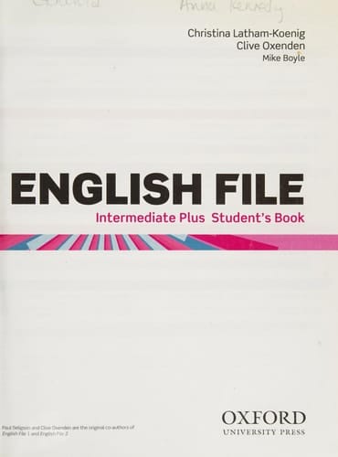 ENGLISH FILE 3RD EDITION INTERMEDIATE PLUS: STUDENT'S BOOK & ITUTOR PACK
