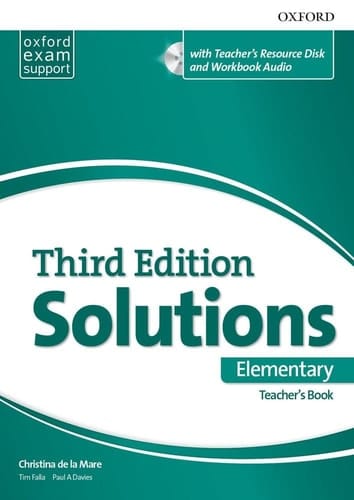 Solutions 3rd Edition Elementary. Teacher's Book