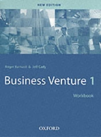 Business Venture 1: Workbook