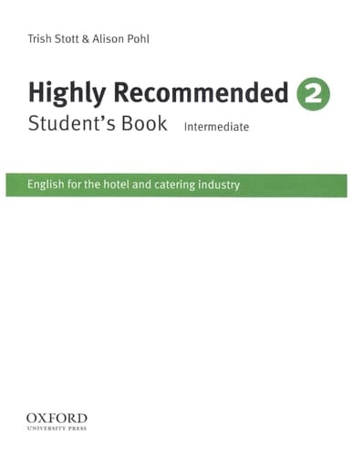 Highly Recommended 2: Student's Book: Intermediate (Highly Recommended 2)