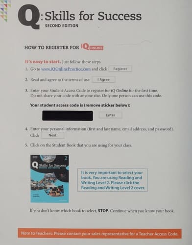 Q: Skills for Success Reading and Writing: Level 2 Student Book A