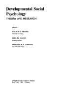 Developmental Social Psychology
