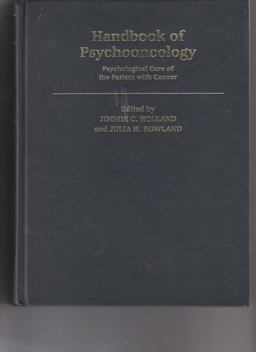 Handbook of Psychooncology: Psychological Care of the Patient With Cancer