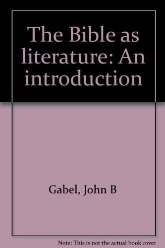 The Bible as Literature: An Introduction