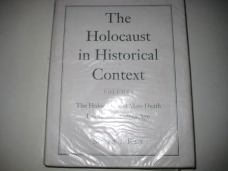 The Holocaust in Historical Context: Volume 1: The Holocaust and Mass Death before the Modern Age