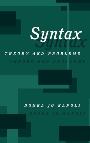 Syntax: Theory and Problems