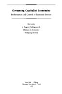 Governing Capitalist Economies: Performance and Control of Economic Sectors