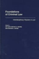 Foundations of Criminal Law (Interdisciplinary Readers in Law Series)