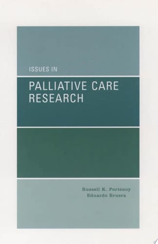 Issues in Palliative Care Research (Medicine)
