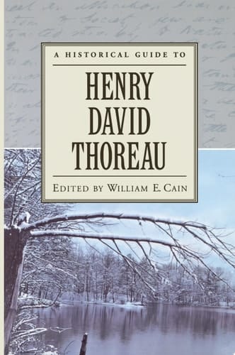 A Historical Guide to Henry David Thoreau (Historical Guides to American Authors)