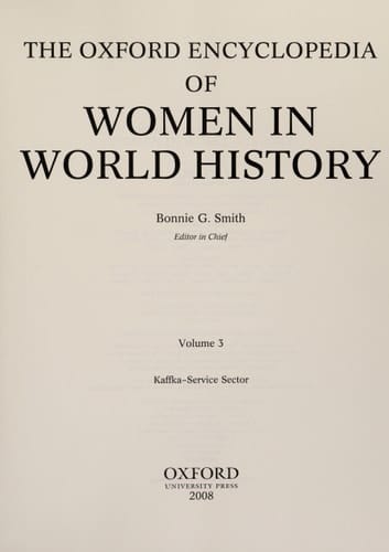 The Oxford Encyclopedia of Women in World History