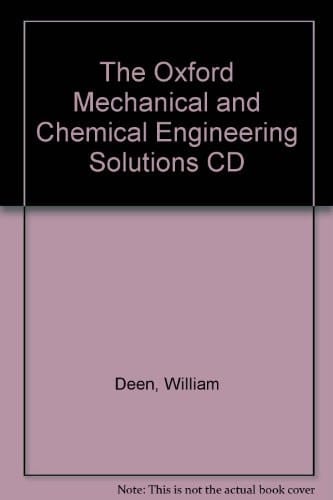 The Oxford Mechanical and Chemical Engineering Solutions CD
