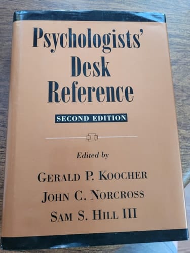 Psychologists' Desk Reference
