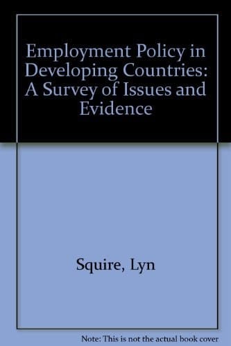 Employment Policy in Developing Countries