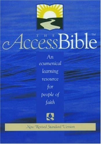 The Access Bible, New Revised Standard Version (Berkshire Leather Black 9874)