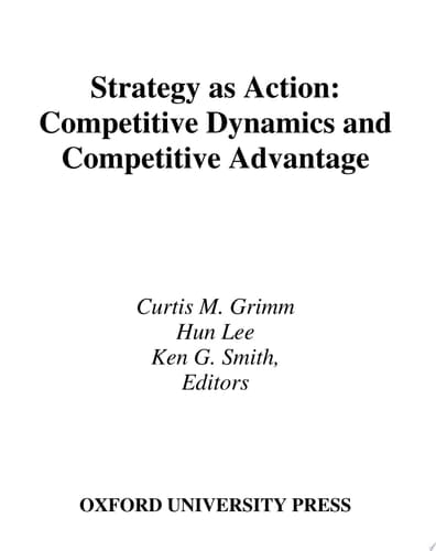 Strategy As Action