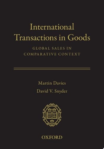 International Transactions in Goods: Global Sales in Comparative Context