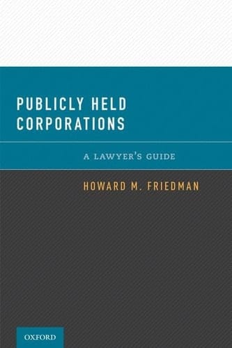 Publicly Held Corporations: A Lawyer's Guide