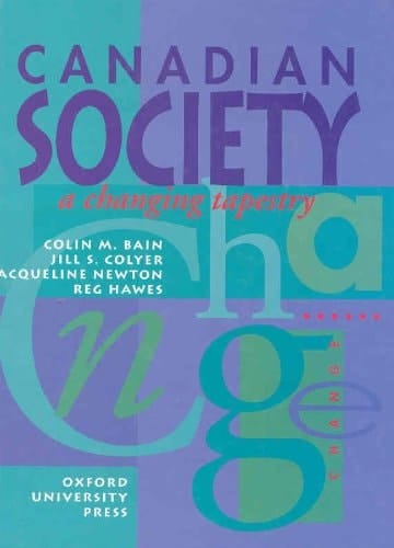 Canadian Society: A Changing Tapestry