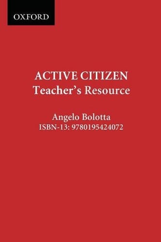 Active Citizen: You Can Make A Difference: Teacher's Resource