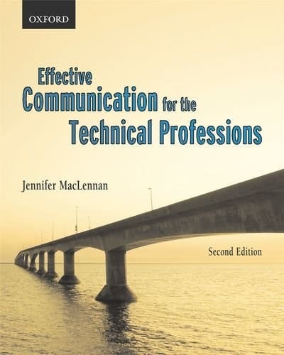 Effective Communications for the Technical Professions