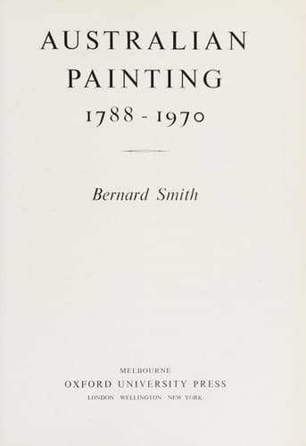 Australian Painting, 1788-1970