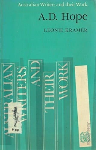 A. D. Hope (Australian writers and their work)