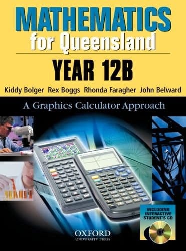 Mathematics for Queensland Yr 12 B (Paperback)