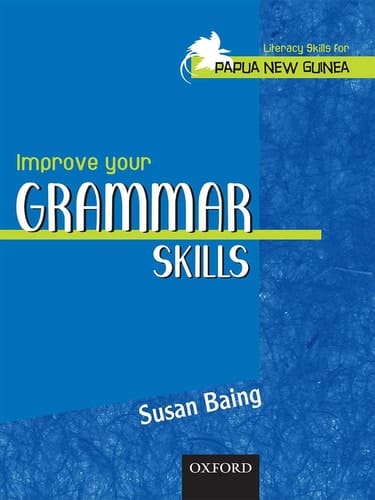 Literacy Skills for PNG - Improve Your Grammar Skills