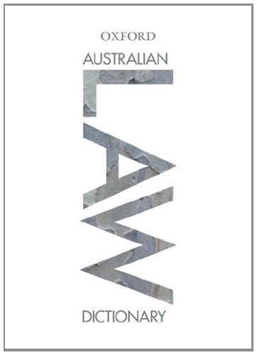 Australian Law Dictionary