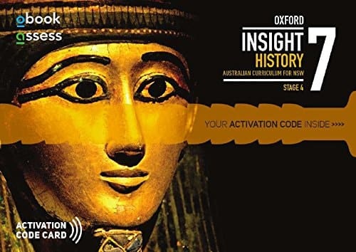 Oxford Insight History 7 Australian Curriculum For Nsw Obook/assess Code Card