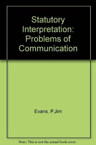 Statutory Interpretation: Problems of Communication