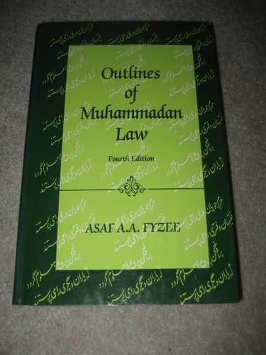 Outlines of Muhammadan Law