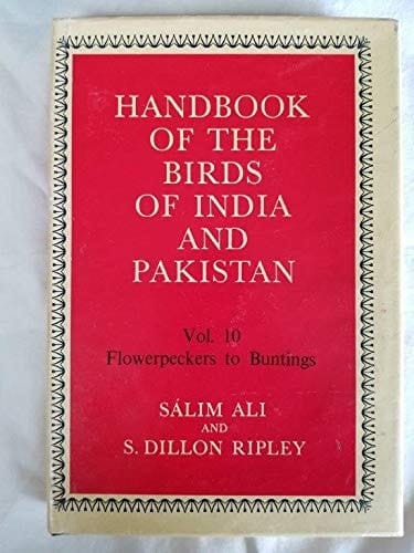 Handbk Birds India Pakistan V10 Flowerpeck-Bunt