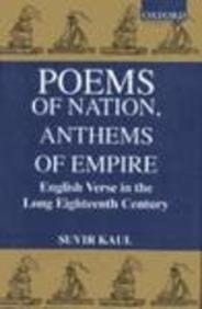 Poems of Nation, Anthems of Empire: English Verse in the Long Eighteenth Century