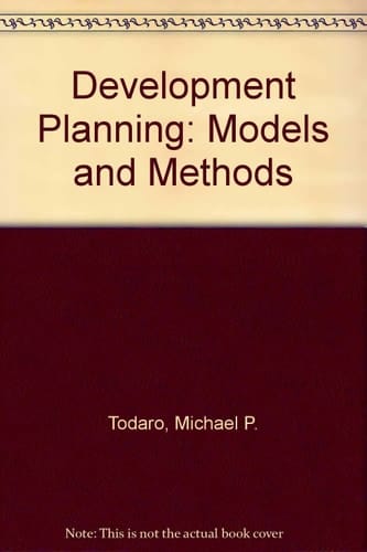 Development Planning: Models and Methods