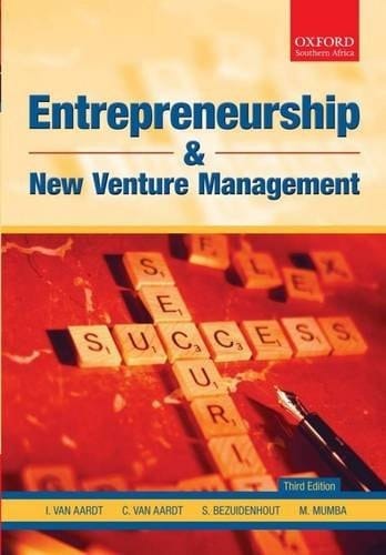 Entrepreneurship and New Venture Management