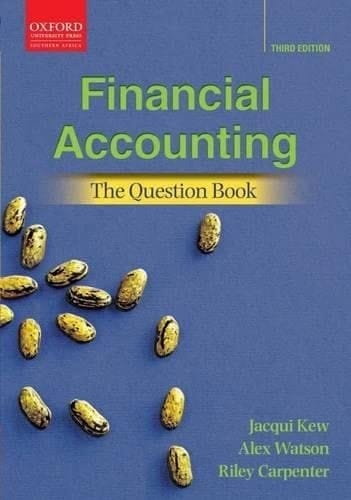 Financial Accounting The Question Book