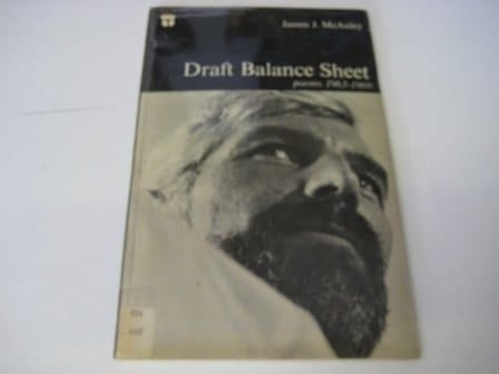 Draft balance sheet: Poems 1963-1969