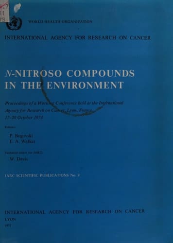 N-Nitroso Compounds in the Environment