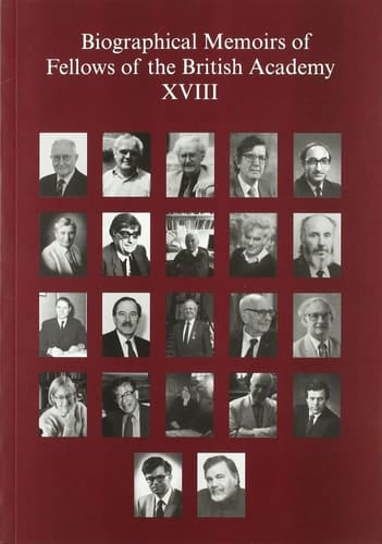 Biographical Memoirs of Fellows of the British Academy, XVIII