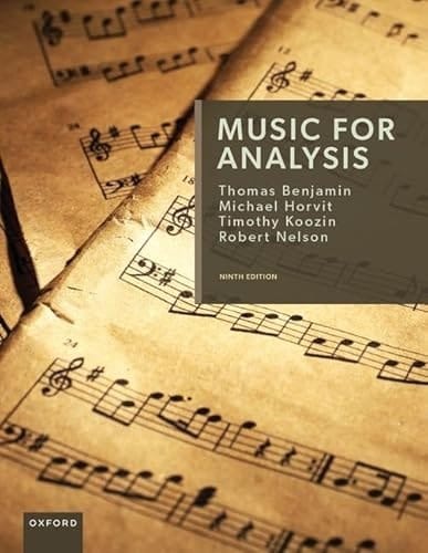 Music for Analysis 9th Edition