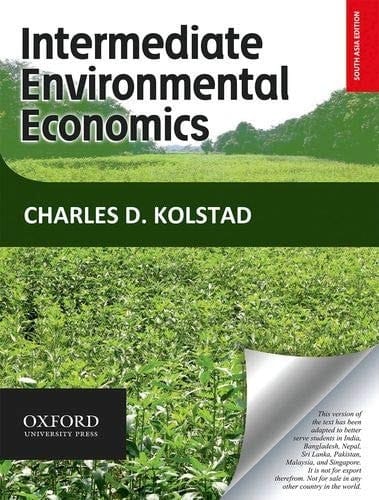 Environmental Economics (Edn 2) By Charles D. Kolstad