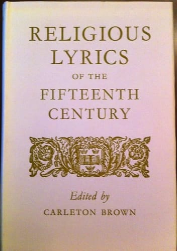 Religious Lyrics of the 15th Century