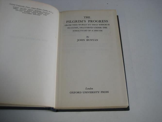 The Pilgrim's Progress (Oxford English Texts)