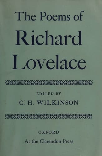 The Poems of Richard Lovelace
